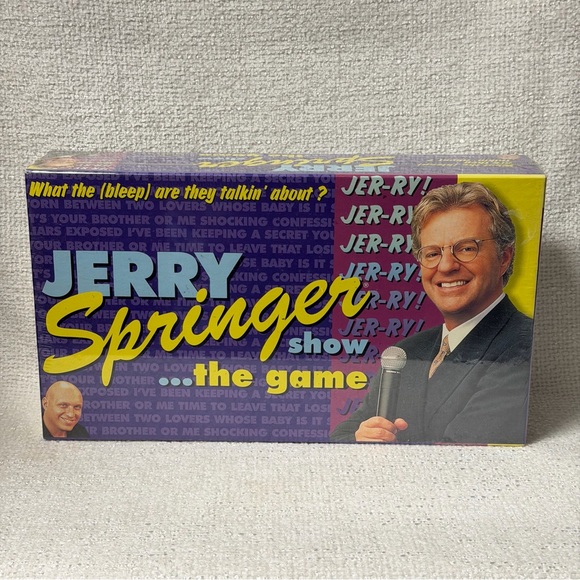 New Sealed Vintage 1999 Jerry Springer Show The Board Game